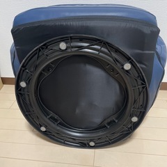 ニトリ　回転座椅子　ネイビー　肘掛け　の画像