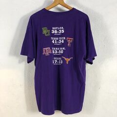 🔷🔶期間限定・特別価格🔶🔷K-STATE Tシャツ XL 紫 両面プリント TEXAS STATE CHAMPS 2011 古着の画像