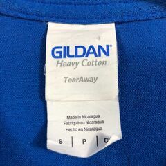 🔷🔶期間限定・特別価格🔶🔷GILDAN ヘビーコットンTシャツ 青 Sサイズ OILTON INVITATIONAL 2017 バスケットボール ヴィンテージ風 古着の画像