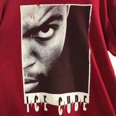 🔷🔶期間限定・特別価格🔶🔷90sヒップホップ ICE CUBE ロンT レッド Lサイズ Control製 ヴィンテージ長袖Tシャツの画像