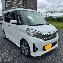 三菱　ekスペースカスタム　ターボ　走行10万キロ車検付　両側パ...
