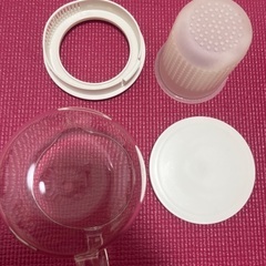 ガラスティーポット茶こし付きの画像
