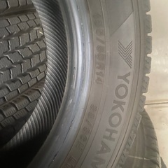 今月処分予定　YOKOHAMA スノータイヤ スタッドレス 155/80/R14 4本 アイスガードほぼ新品の画像