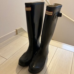 Hunter レインブーツ23cm の画像
