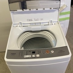 商談中　☆ 洗濯機　AQUA アクア　AQW-S4M 4.5kg 2023年製　動作確認済みの画像