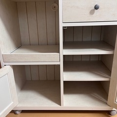 ニトリ　キッチンカウンターワゴンの画像