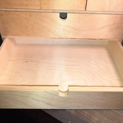 小物収納木箱の画像