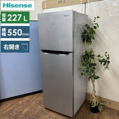 I524🌈 ジモティー限定価格！ Hisense 冷蔵庫 (22...