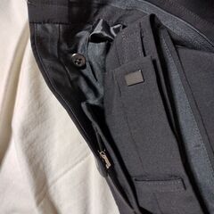 Visage homme　夏用　Sサイズ　ダブルスーツ　喪服　冠婚葬祭　下取り用の画像