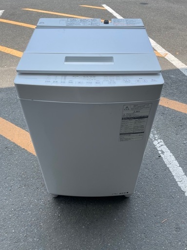 北九州市内配送無料 保証付き AW-8D5-W 全自動洗濯機 サテンゴールド