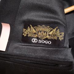 SOGO　そごう　冬用　Sサイズ　ダブルスーツ　喪服　冠婚葬祭　下取り用の画像