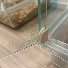 グラスハーモニー 450 ケージ ゲージ 飼育 爬虫類 レオパ ヒーター付き 中古品 おまとめ出品の画像