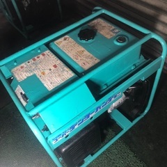 実働　デンヨー製　軽量50kg インバーター発電機　アーク溶接機　GAW-135 の画像