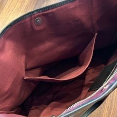 メンズビギ本革カジュアルタウンバッグ の画像