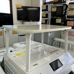 【リサイクルショップ ピカソ 小松原】🪑✨軽量＆コンパクト‼️折りたたみローテーブル（ナチュラルウッド柄）✨🪑★0419★の画像