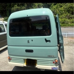 ホンダアクティベース　フレンチバス　ブルーグレー　キッチンカーベース　ハイルーフの画像