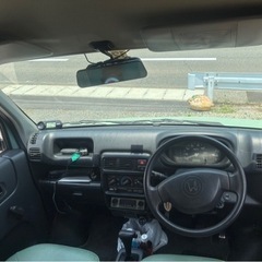 ホンダアクティベース　フレンチバス　ブルーグレー　キッチンカーベース　ハイルーフの画像