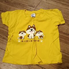 ●(古着)秋田犬Tシャツ(size 100)