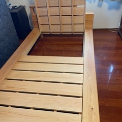 日本の檜で作った安心安全なスノコベットの画像