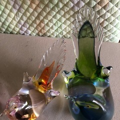 ガラスクラフト鳥の画像