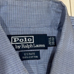 Polo by Ralph Lauren チェック柄長袖シャツ 38-32の画像