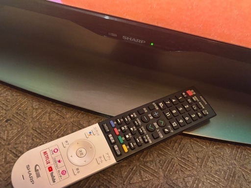 シャープ 40V型 4K液晶テレビ AQUOS 4T-C40BJ1 動画アプリ○
