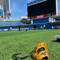朝活！横浜スタジアムでキャッチボール⚾️