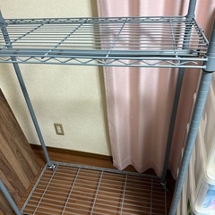 【決まりました★】
丈夫で大容量のハンガーラック（2段）の画像