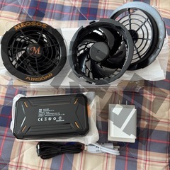 ③ 30V 作業服対応 空調作業服 30000mAh ファンバッテリーセット 大容量　熱中症対策　
サイクリング　ツーリング　海水浴　海　海岸　夏　　の画像