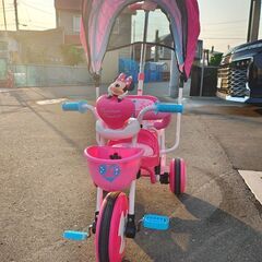 三輪車　ミニーちゃん(シェード付き)の画像