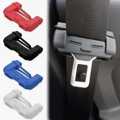 新品 4個セット シリコン シートベルトカバー 汎用 バックルカ...