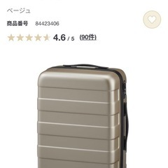 再掲載します。破損あり　バーを自由に調節できる　ハードキャリーケ...