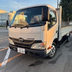 日野　デュトロ　走行距離85000km！ ディーゼル！　2t平ボ...