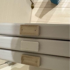 【8月受け取り価格】caraz ベビーサークル　6枚セット　折りたたみ 星と月模様 グレーの画像