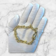 ティファニー　スモールリンクブレスレット ゴールド　の画像