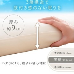 敷布団　シングルの画像