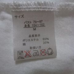 未着Ｔシャツ　Ｍ　幅広の画像