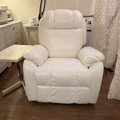 リクライニングチェア　シフォン　ホワイト