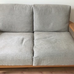 無印　ソファ　2人掛け　中古品