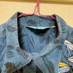かりゆしウェア　レディース　青の画像