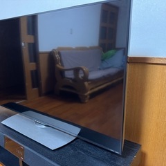 SHARP50インチ液晶TV　LC-50U40(スピーカー内蔵テレビ台付)＊ジャンク品＊の画像