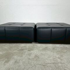 『SoGoKAGU』相合家具 SQULT スクルト-900スツール スツール システムソファ ソファ ソファー 2個セット 定価約11万 RWso58の画像