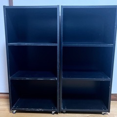 収納ボックス　棚　ディスプレイボックス　黒