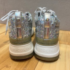 キラキラ♡RUCOLINE シルバー 厚底　スニーカーの画像