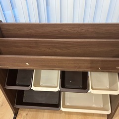 おもちゃ 収納 ボックス 絵本棚の画像