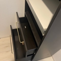 キッチン収納 棚 ラック 引き出し付きの画像