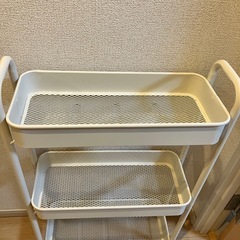 （決定）収納ワゴン　細型の画像
