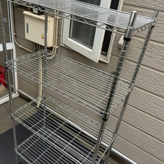 決まりましたスチールラック 棚 収納 メタルラック シェルフ 4段 ⑤