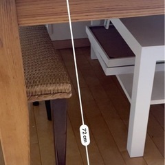 ⭐️値下げ中⭐️【売ります】ダイニングテーブル・椅子3点セットの画像