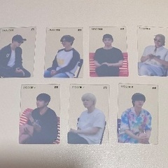 BTSのIN THE SOOP 2の透明カード7枚の画像